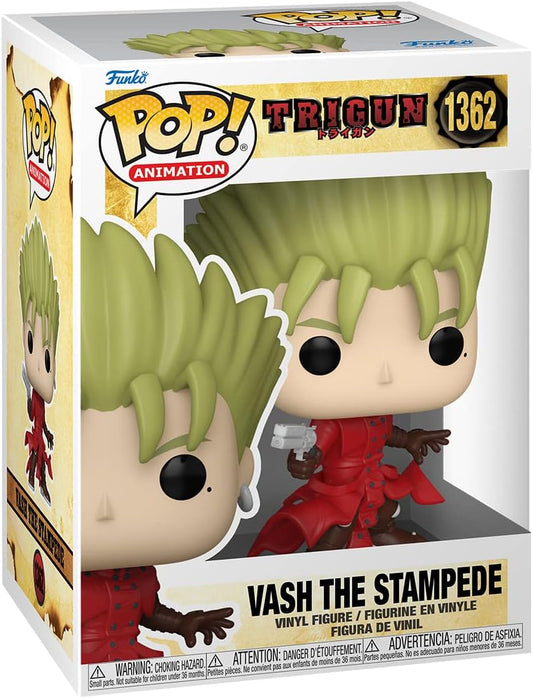 Funko Pop! Vash the Stampede from Trigun in packaging
