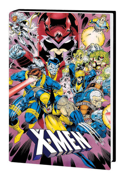 Hardcover mockup featuring the X-Men Fatal Attractions Omnibus Capullo Direct Market Variant cover.