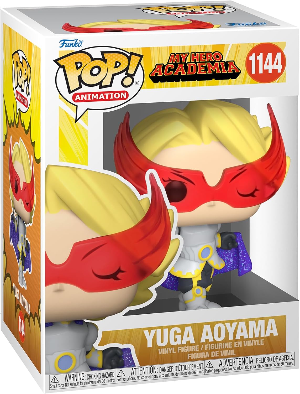 Funko Pop! vinyl figure of Yuga Aoyama from My Hero Academia in packaging