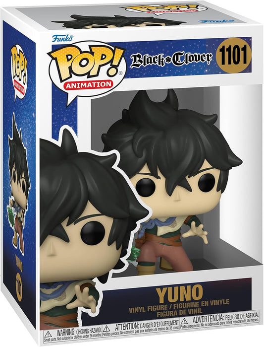 Funko Pop! vinyl figure packaging of Yuno from Black Clover
