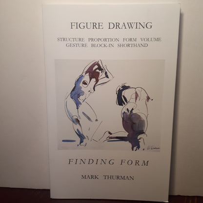 Mark Thurman Figure Drawing Art Book Signed