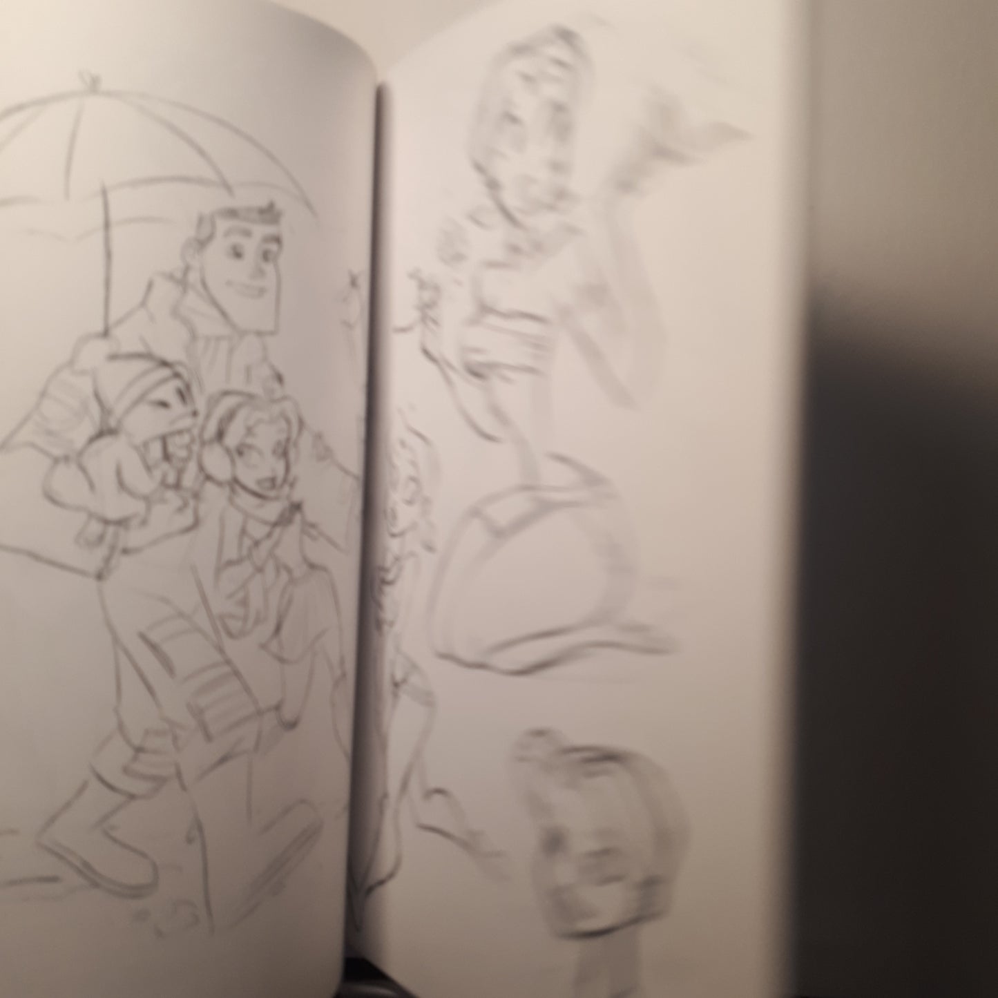 Ben Caldwell Dare Detectives 9 SIGNED Sketchbooks Animation Art Book