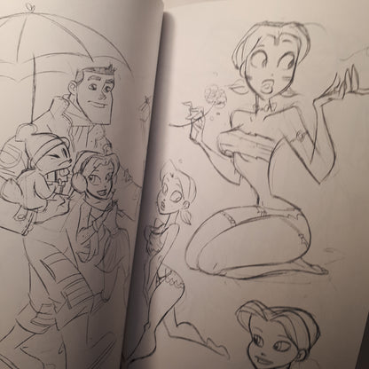 Ben Caldwell Dare Detectives 9 SIGNED Sketchbooks Animation Art Book
