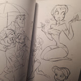 Ben Caldwell Dare Detectives 9 SIGNED Sketchbooks Animation Art Book