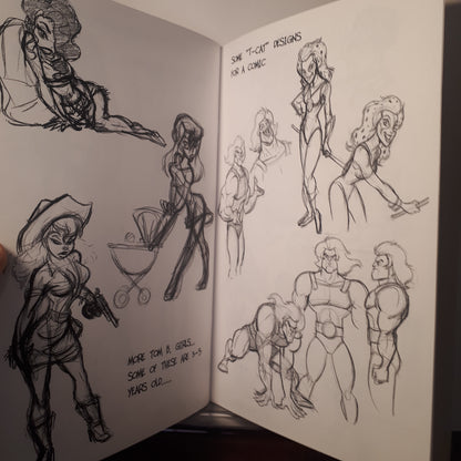 Tom Bancroft & Robert Corley Disney Animators Sketch Art Book SIGNED