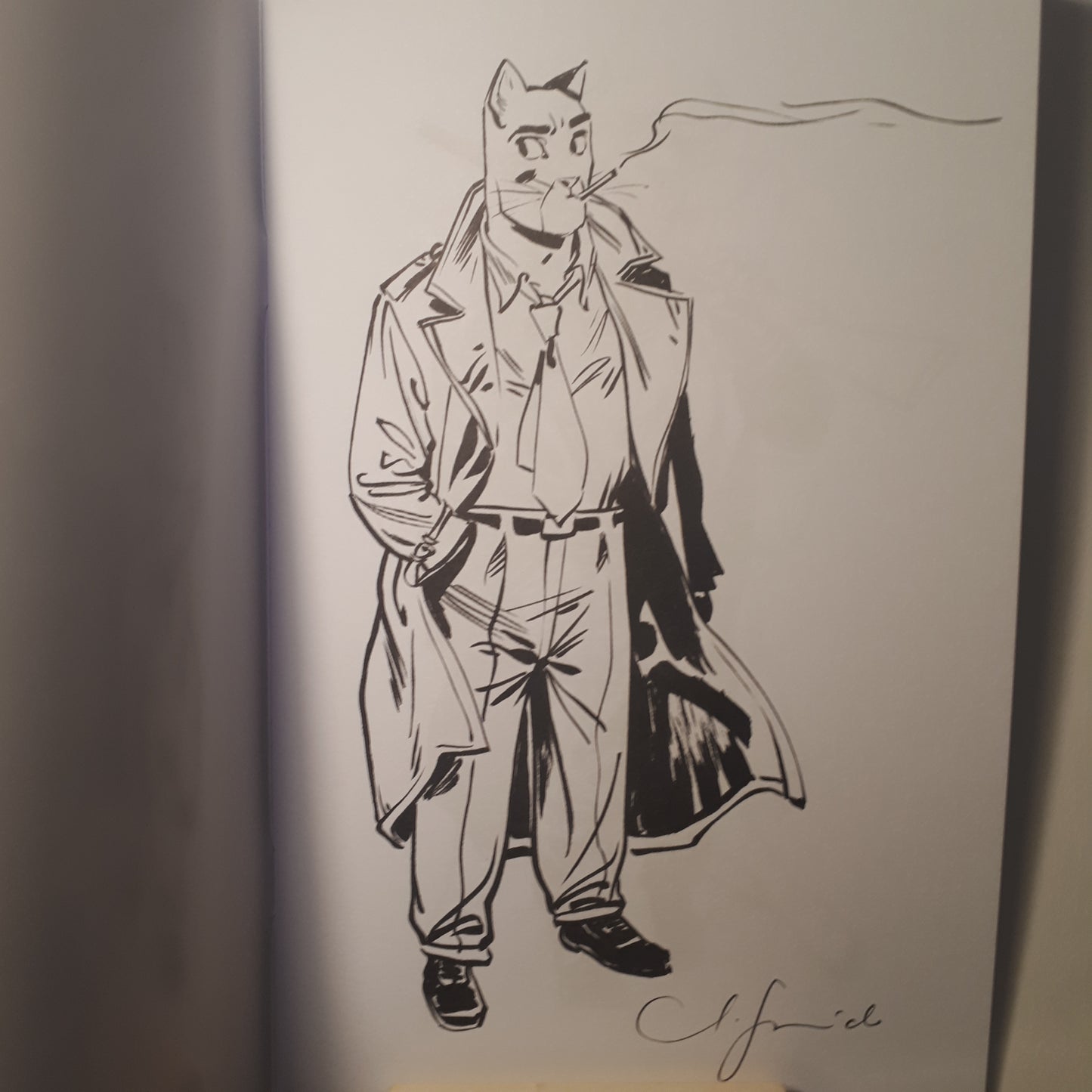 Juanjo Guarnido Blacksad Sketchbook Sketch Art Book SIGNED