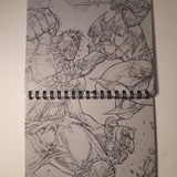 Paolo Pantalena Sketchbook Sketch Art Book Girls Monsters SIGNED