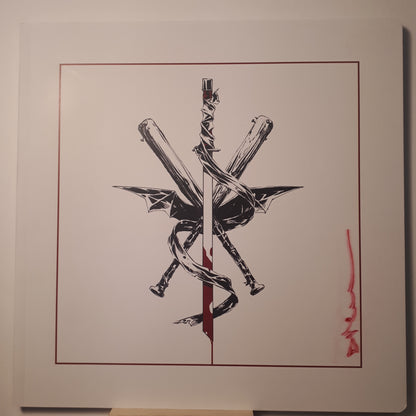 Dustin Nguyen DC artist Signed 2014 Bats (Batman) Sketchbook Art Book