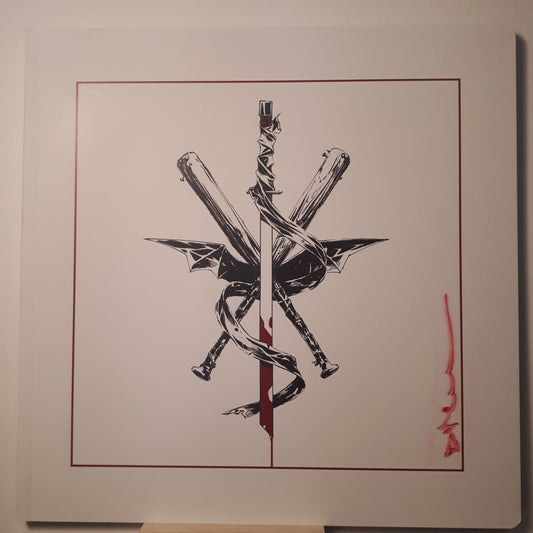 Dustin Nguyen DC artist Signed 2014 Bats (Batman) Sketchbook Art Book