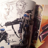 Dustin Nguyen DC artist Signed 2014 Bats (Batman) Sketchbook Art Book