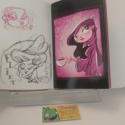 Glam Vol 1 Javier Guzman Girls Sketches Sketchbook SIGNED.