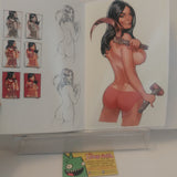 Terry Dodson SIGNED Masquerade Sketch Art Book Sketchbook Girl Sketches