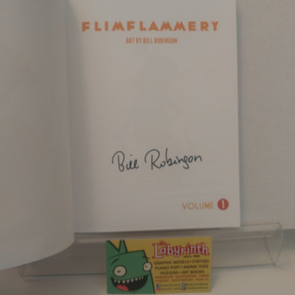 Flimflammery Art of Bill Robinson SIGNED Sketch Art Book Sketchbook Vol 1