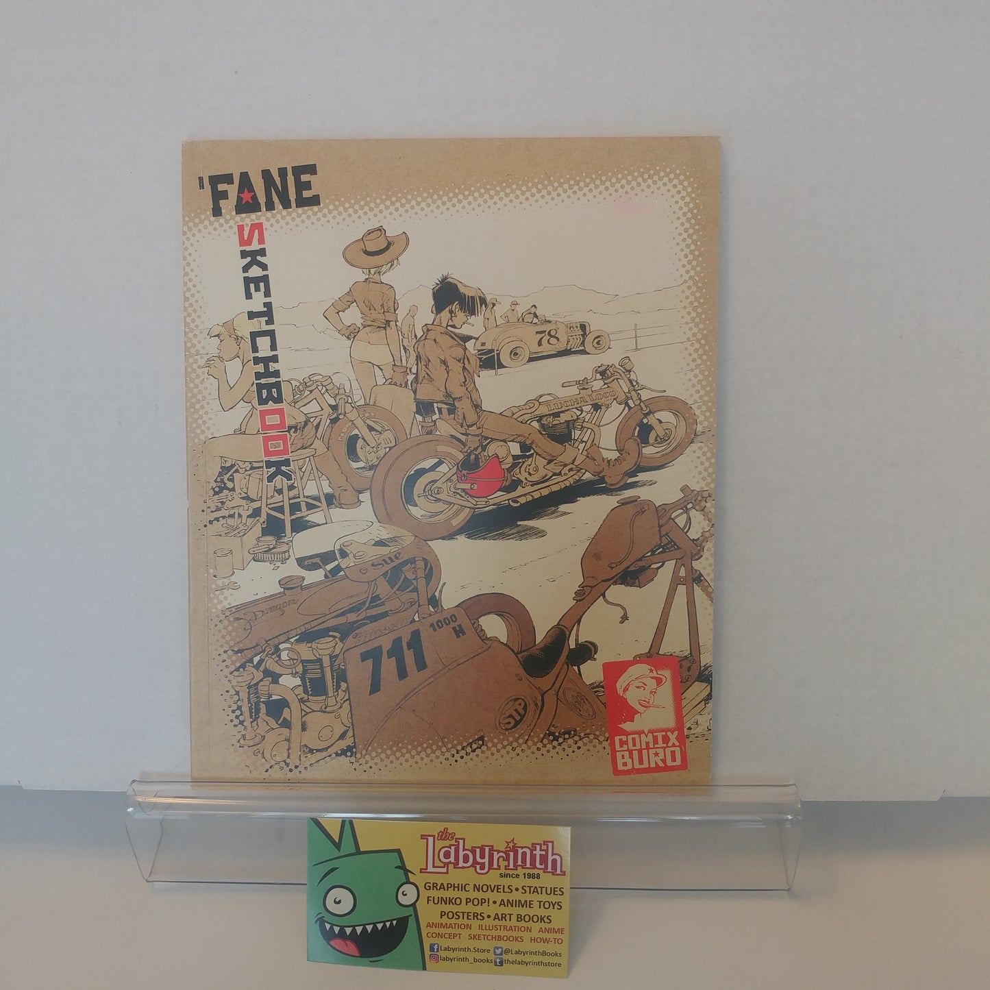 Comix Buro Fane Sketch Art Book SIGNED Ltd. Edition Sketchbook