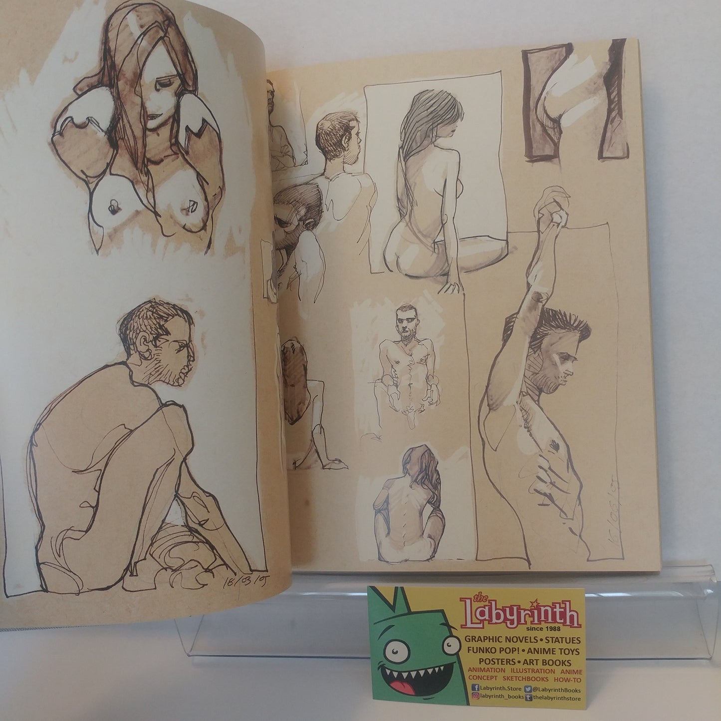 Comix Buro Vatine 2 Sketch Art Book Girl Sketchbook