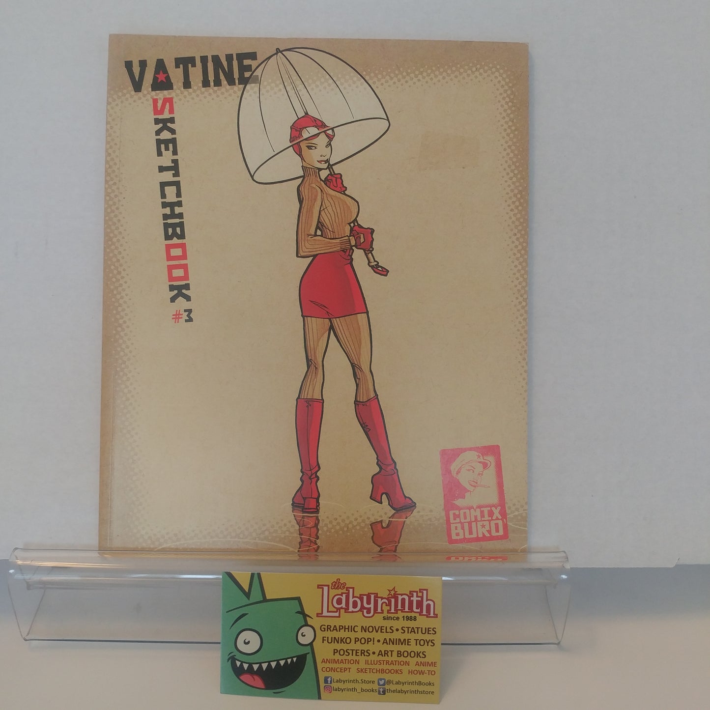 Comix Buro Vatine 2 Sketch Art Book Girl Sketchbook
