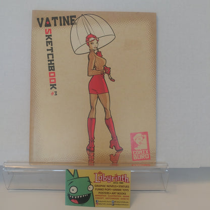 Comix Buro Vatine 2 Sketch Art Book Girl Sketchbook