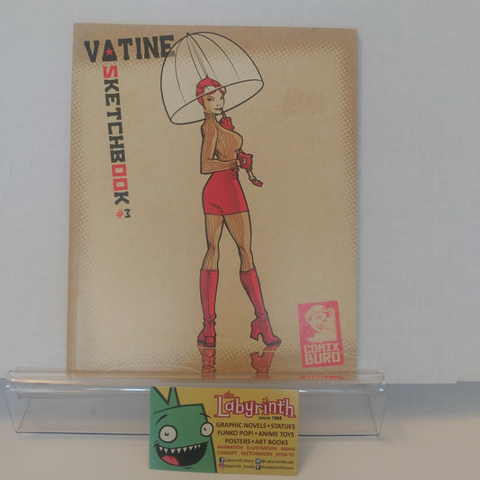 Comix Buro Vatine 2 Sketch Art Book Girl Sketchbook