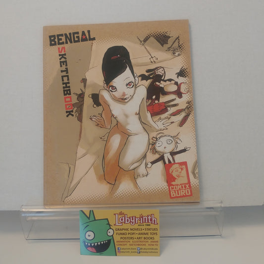 Comix Buro Bengal Sketch Art Book SIGNED Sketchbook