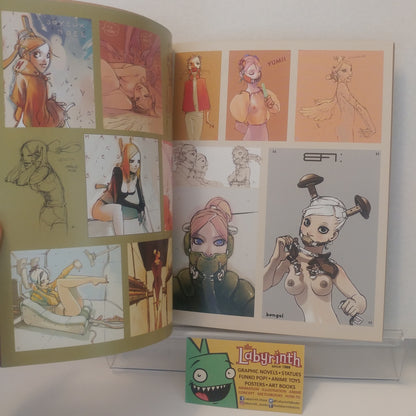Comix Buro Bengal Sketch Art Book SIGNED Sketchbook