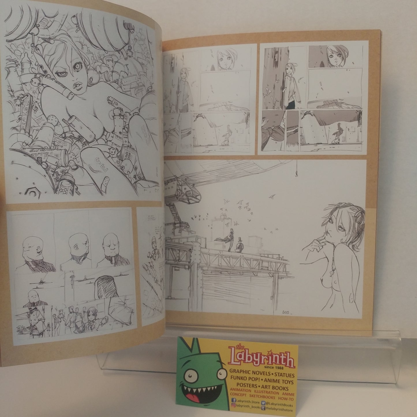 Comix Buro Bengal Sketch Art Book SIGNED Sketchbook