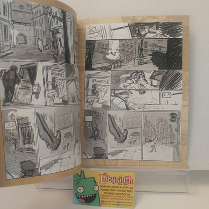 Comix Buro Pierre Alary 3 Sketch Art Book SIGNED Sketchbook