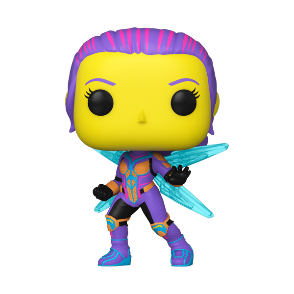 Pop! Marvel: Ant-Man and The Wasp - Wasp (Black Light) #341 Shared Exclusive