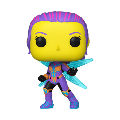 Pop! Marvel: Ant-Man and The Wasp - Wasp (Black Light) #341 Shared Exclusive