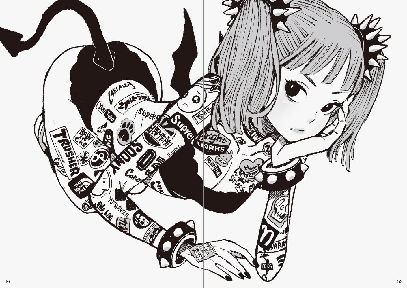 Acky Bright BW (Art Book)