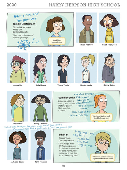 RICK & MORTY CHARACTER GUIDE HC