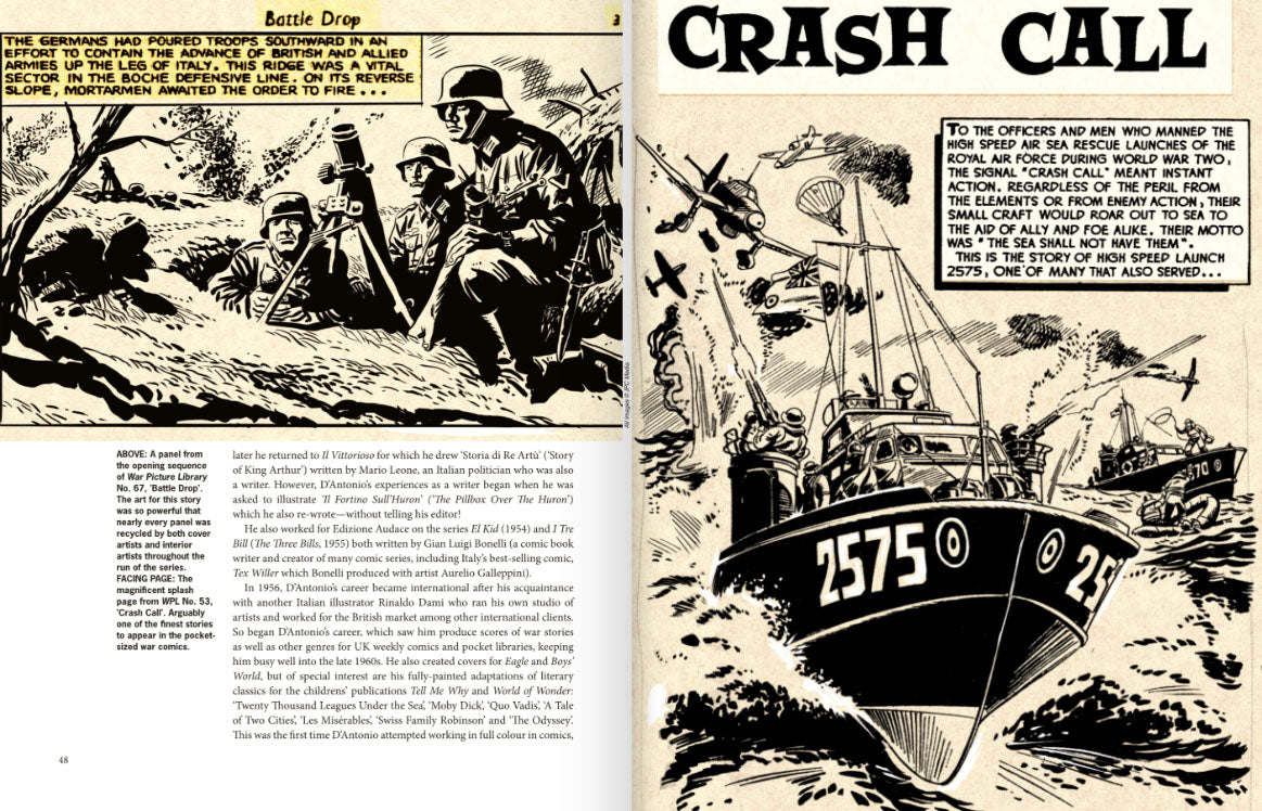 ILLUSTRATORS BRITISH WAR COMICS SPECIAL STUDIO DAMI AND THE ITALIAN ARTISTS