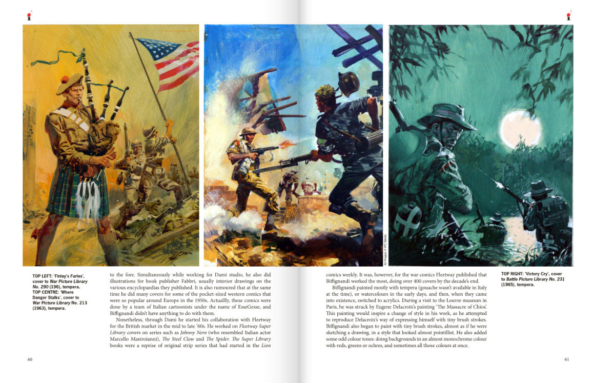 ILLUSTRATORS BRITISH WAR COMICS SPECIAL STUDIO DAMI AND THE ITALIAN ARTISTS