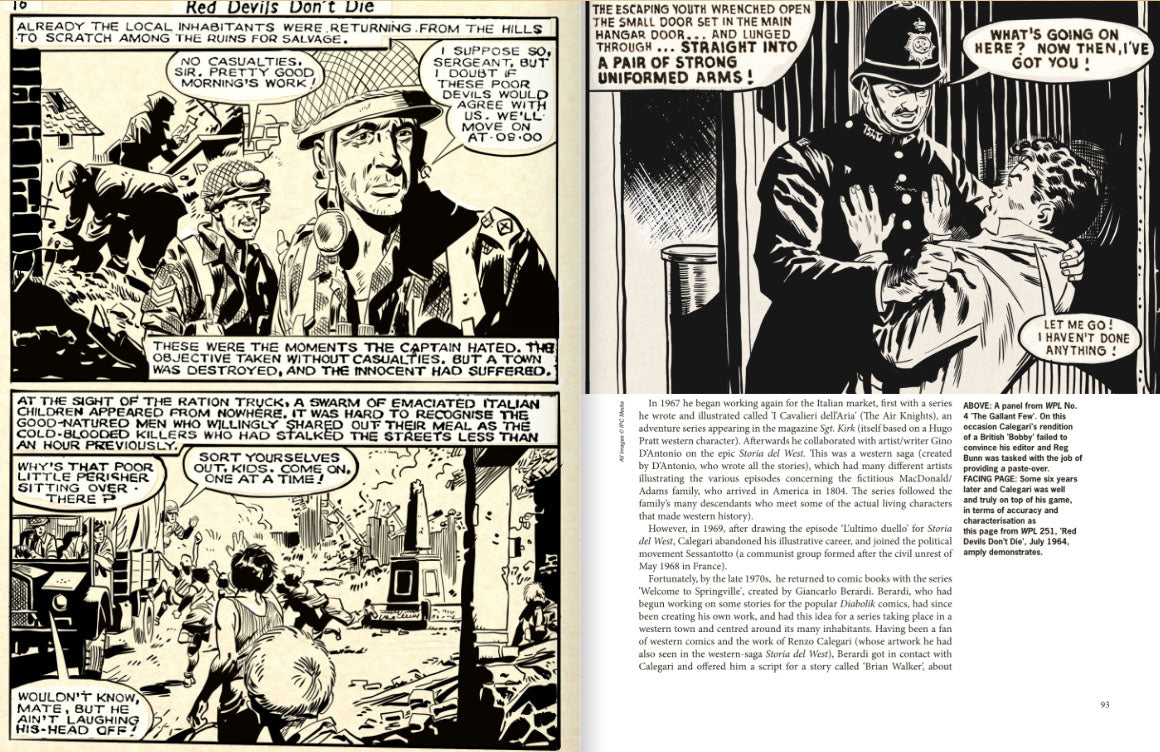ILLUSTRATORS BRITISH WAR COMICS SPECIAL STUDIO DAMI AND THE ITALIAN ARTISTS