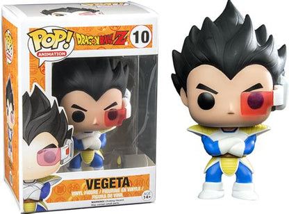 vegeta funko pop in dragon ball z box