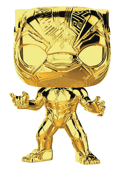 Pop! Marvel: Marvel Studios The First Ten Years - Black Panther (Gold Chrome) #383