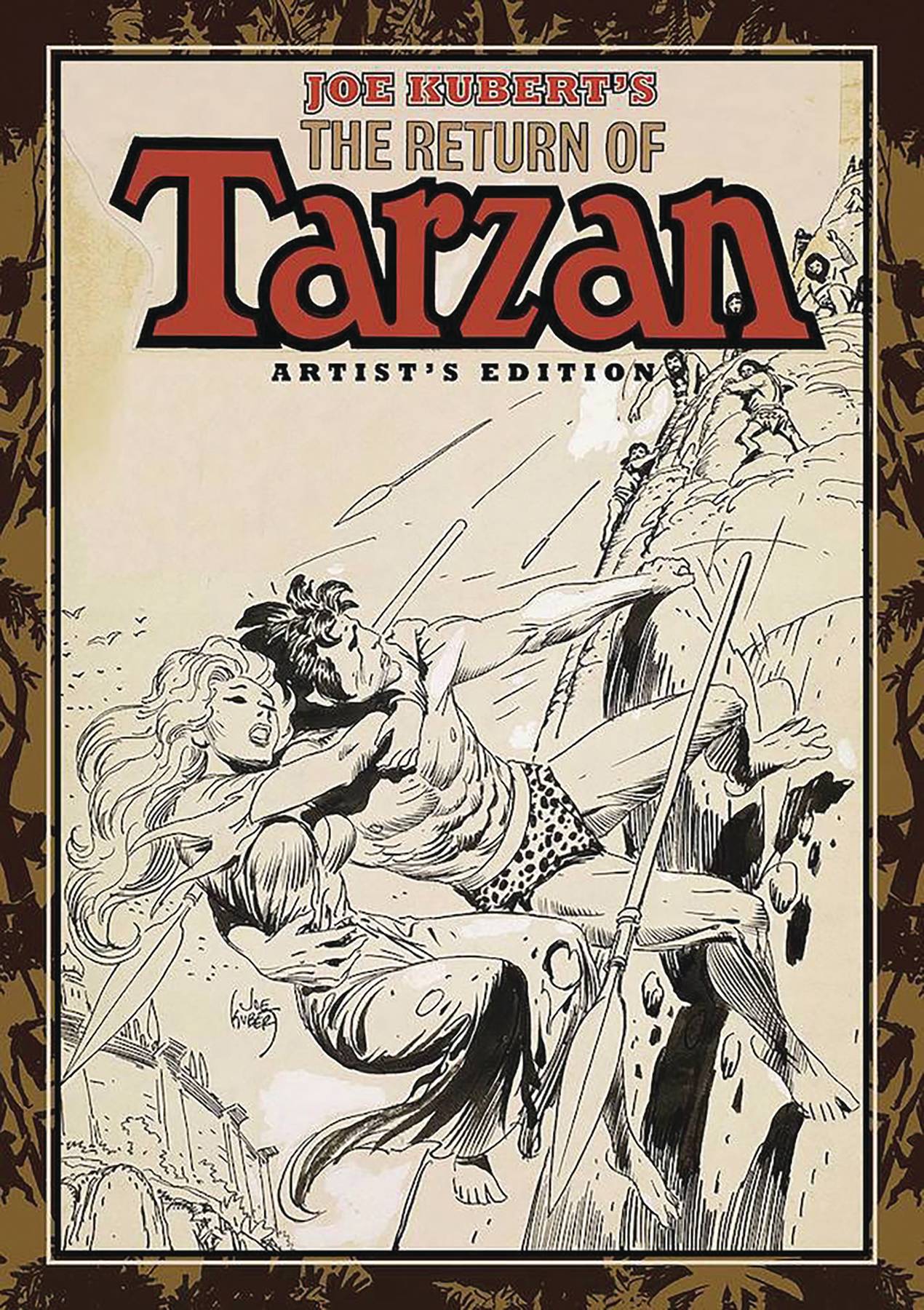 JOE KUBERT RETURN OF TARZAN ARTIST ED HC