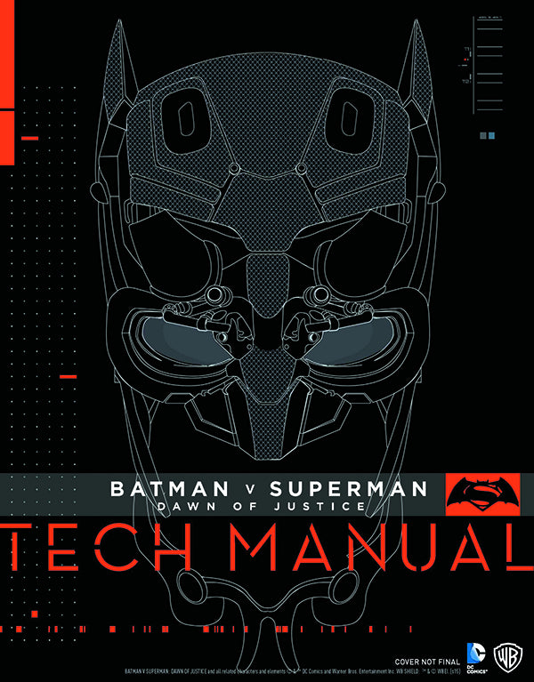 BATMAN VS SUPERMAN DAWN OF JUSTICE TECH MANUAL HC
