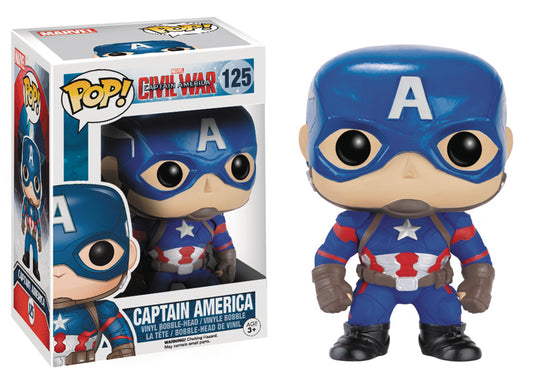 Pop! Marvel: Captain America: Civil War - Captain America #125