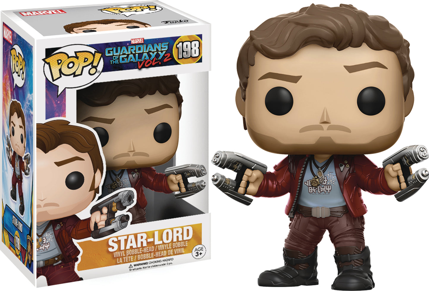 POP GUARDIANS OF THE GALAXY VOL2 STAR-LORD VINYL FIGURE