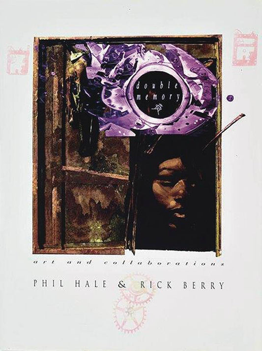 Cover of the book 'Double Memory Art & Collaborations' by Phil Hale & Rick Berry, featuring a stylized artistic depiction.
