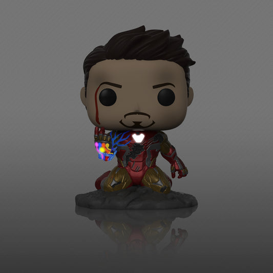 POP AVENGERS ENDGAME I AM IRON MAN PX Glow in the Dark DLX VINYL FIGURE