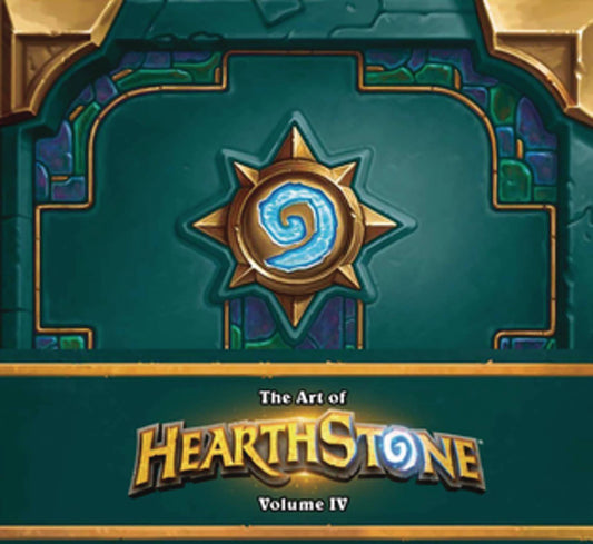 Cover art for 'The Art of Hearthstone: Year of the Raven' volume IV, featuring the Hearthstone logo and a stylized raven illustration.