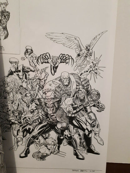 Arthur Adams XIV Sketch Art Book Signed