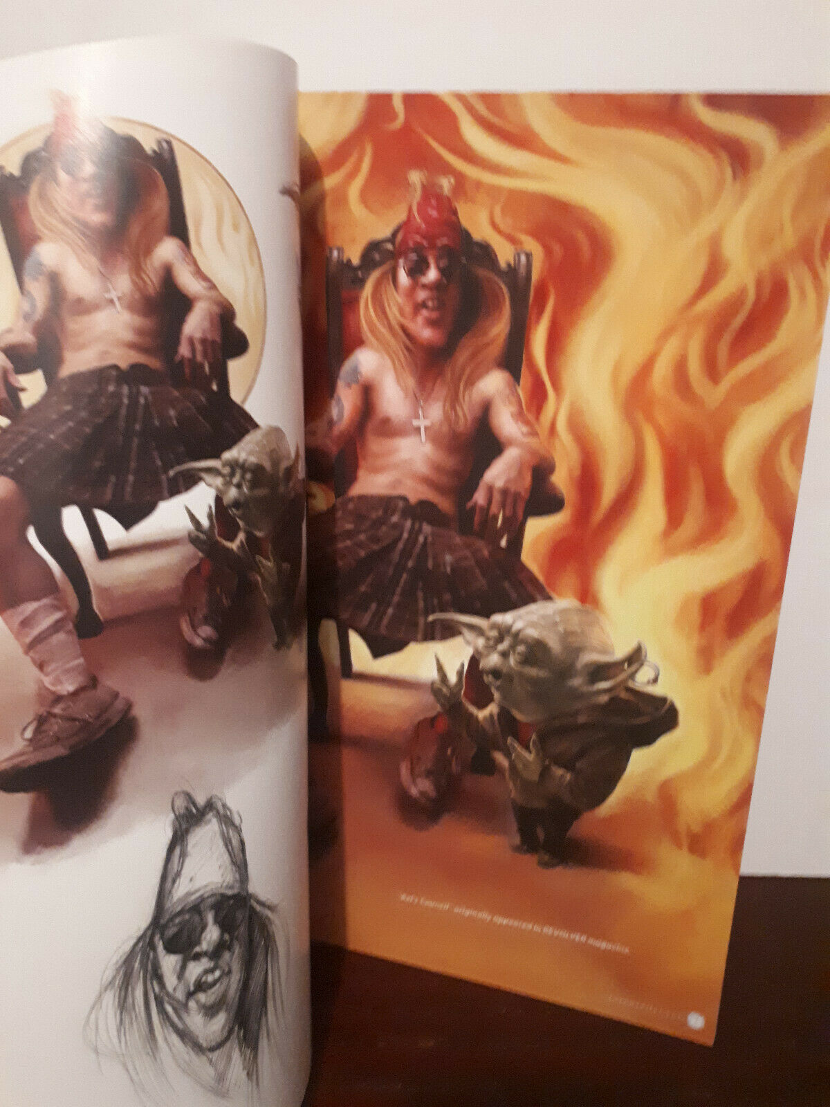 Jason Seiler Charicature Sketch Art Book. Signed