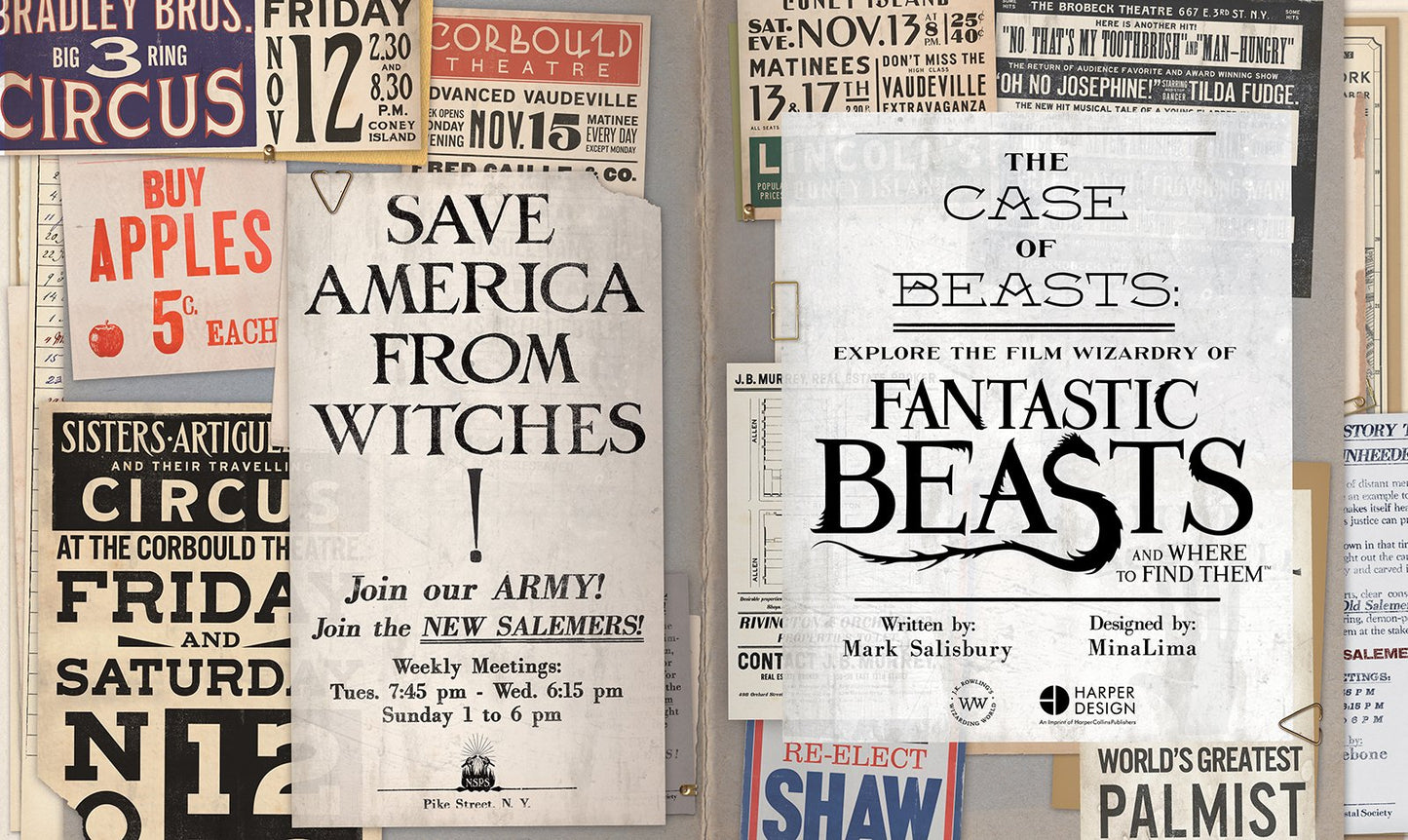 CASE OF BEASTS EXPLORE FILM WIZARDRY OF FANTASTIC BEASTS HC