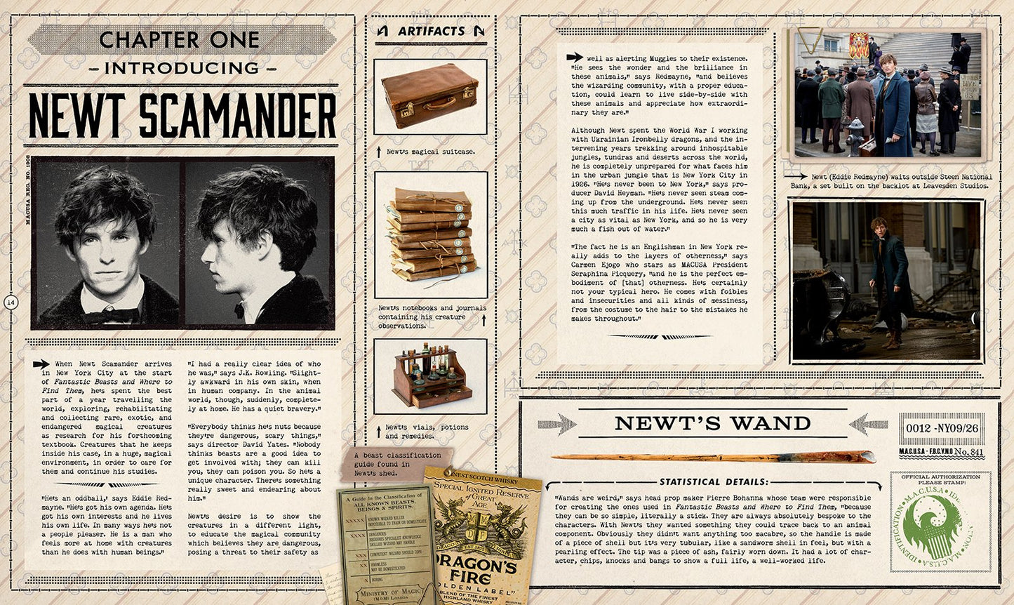 CASE OF BEASTS EXPLORE FILM WIZARDRY OF FANTASTIC BEASTS HC