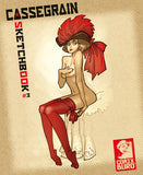 Comix Buro Cassegrain 3 Sketch Art Book Girl Sketchbook SIGNED