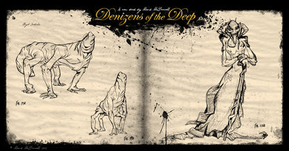 DENIZENS OF THE DEEP SKETCHES BY MARK MCDONNELL HC