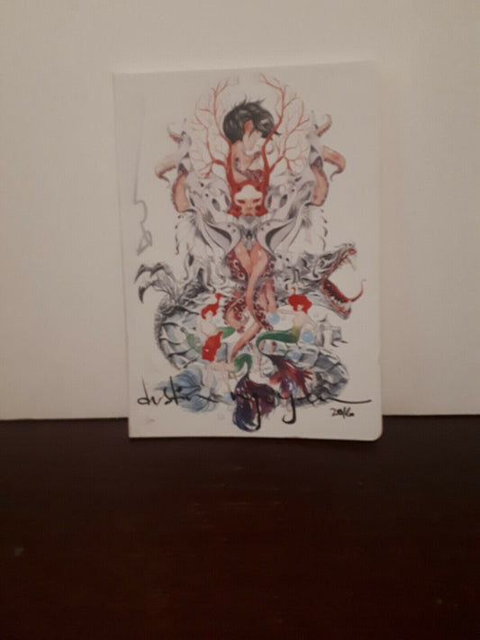 Dustin Nguyen 2016 Sketchbook Signed