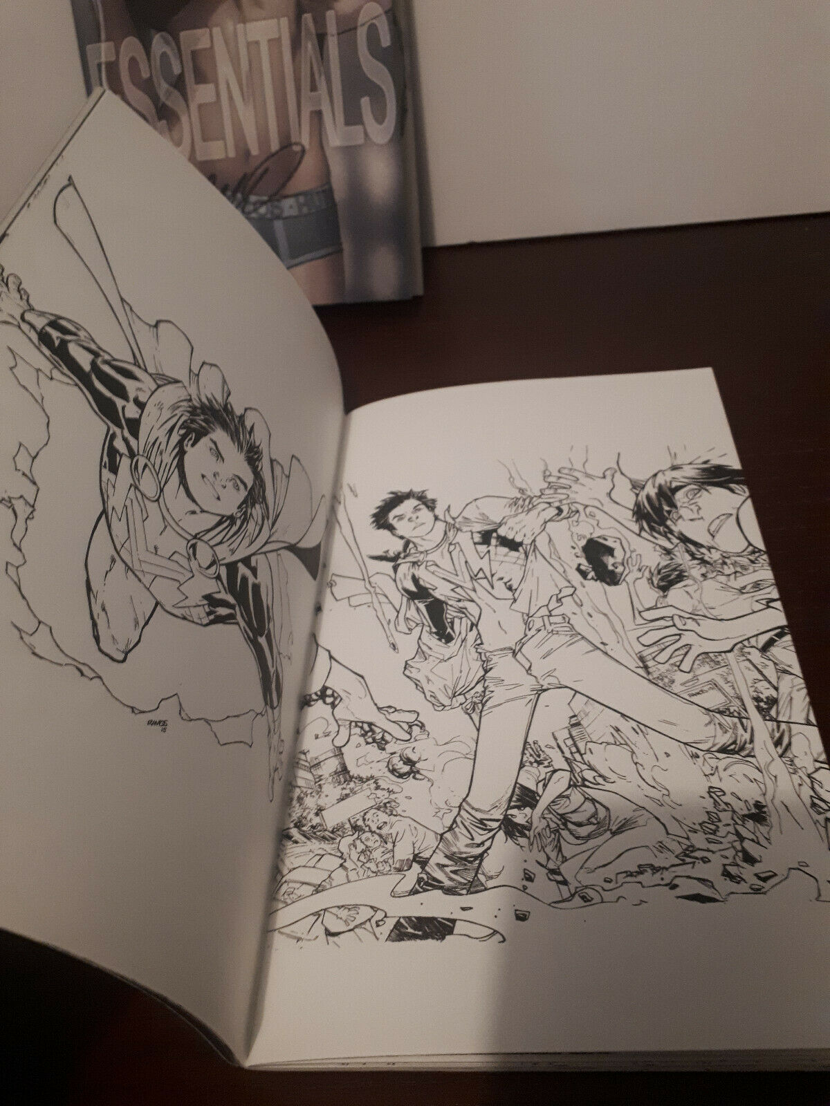 Humberto Ramos Essentials Signed Sketch Art Books  (Set of 2)
